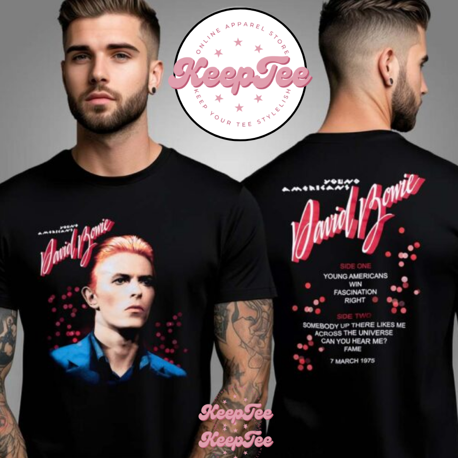 David Bowie Young Americans New Album Shirt