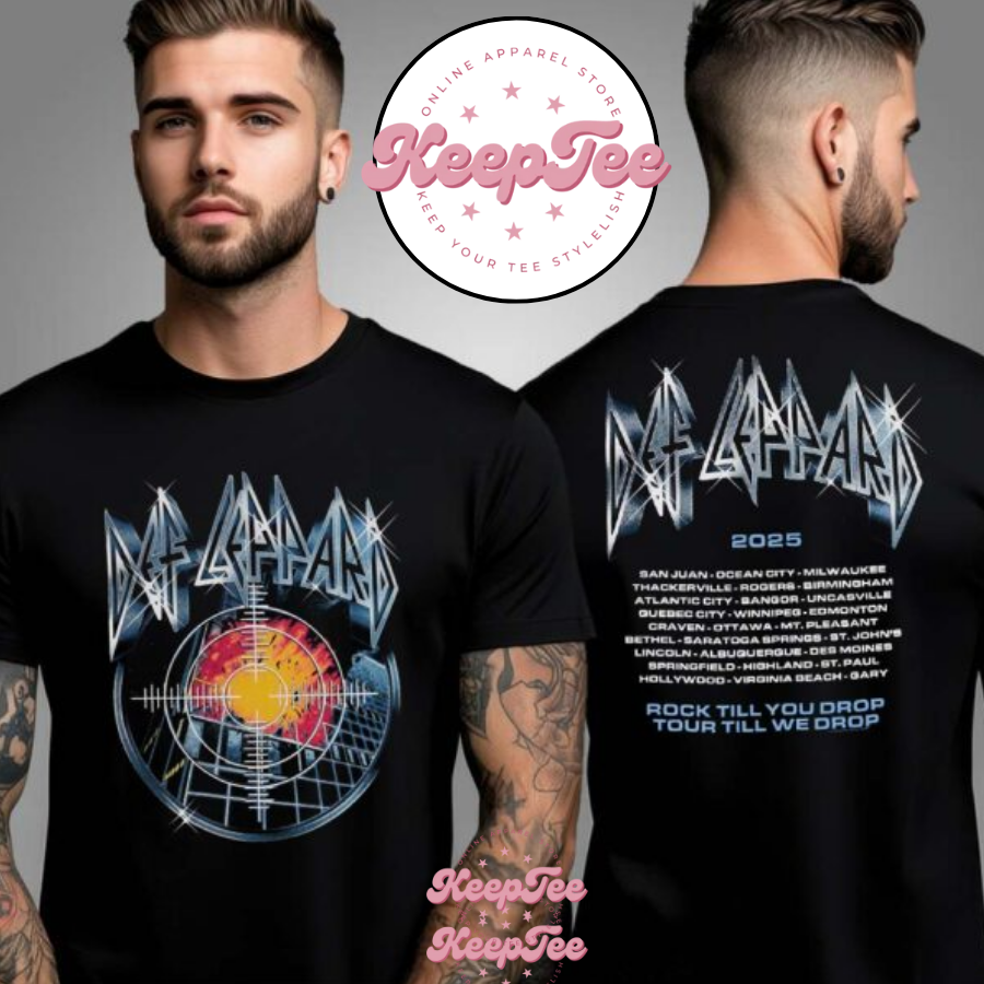 Def Leppard Pyromania Summer Tour 2025 Shirt