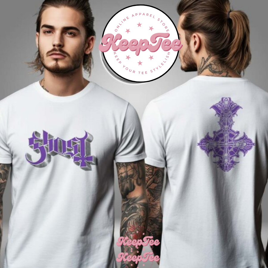 Ghost Band Chrome Purple Skeleta Skeletour 2025 Two Side Unisex Shirt