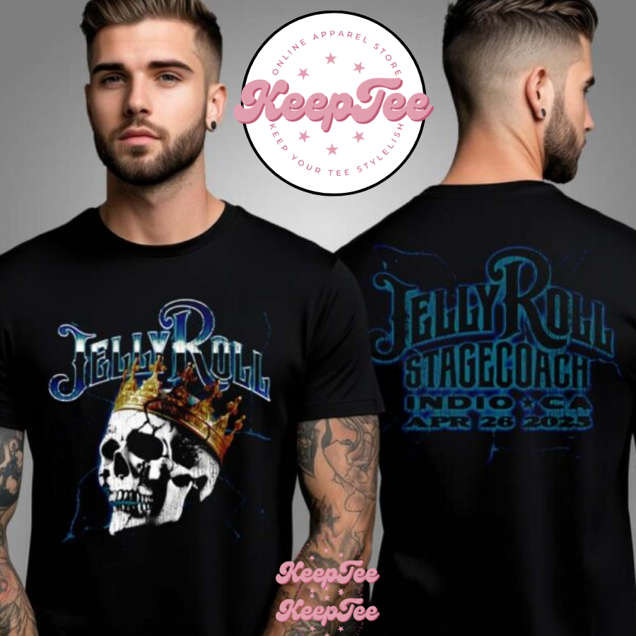 Jerry Roll Stagecoach Skull King In Indio Ca 2025 Shirt