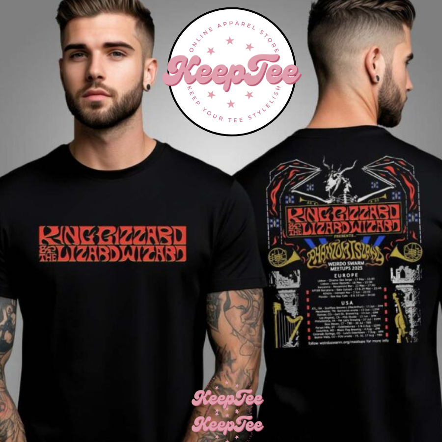 King Gizzard Weirdo Swarm Meetups 2025 Tour Dates Shirt