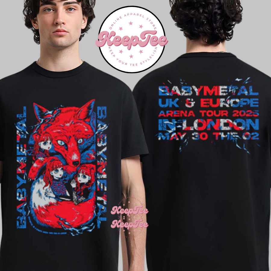 Babymetal Uk And Europe Arena Tour 2025 Special Arena Show In London Shirt