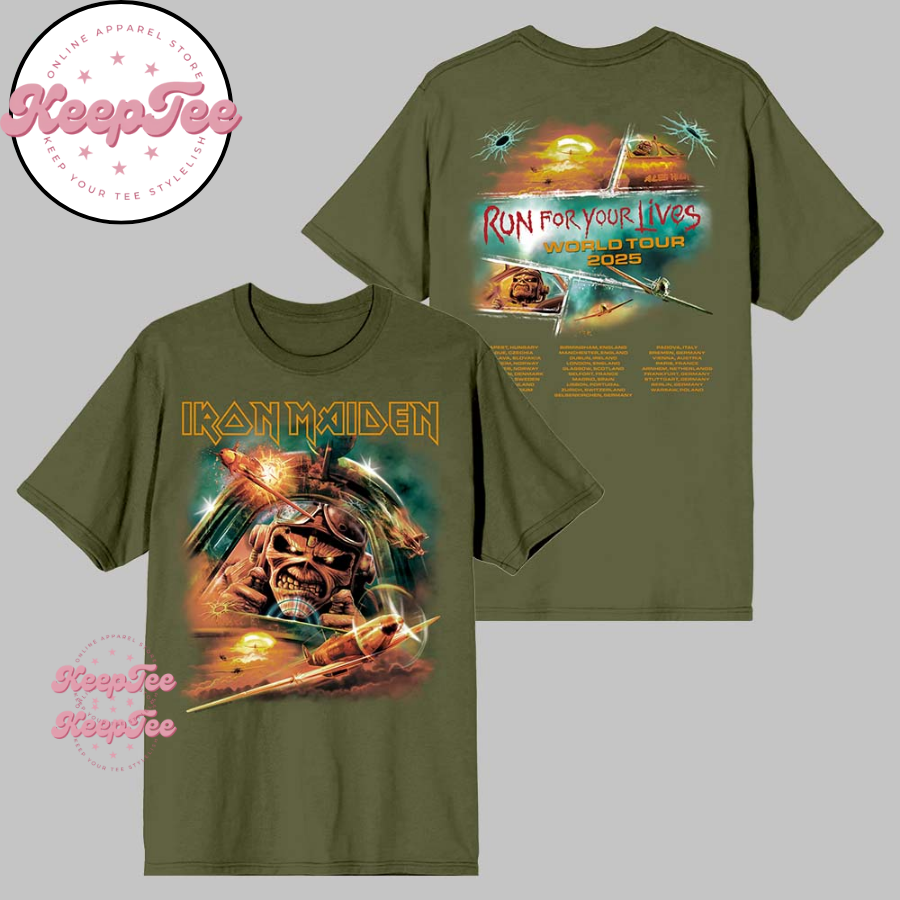 Iron Maiden Run For Your World Tour 2025 Shirt