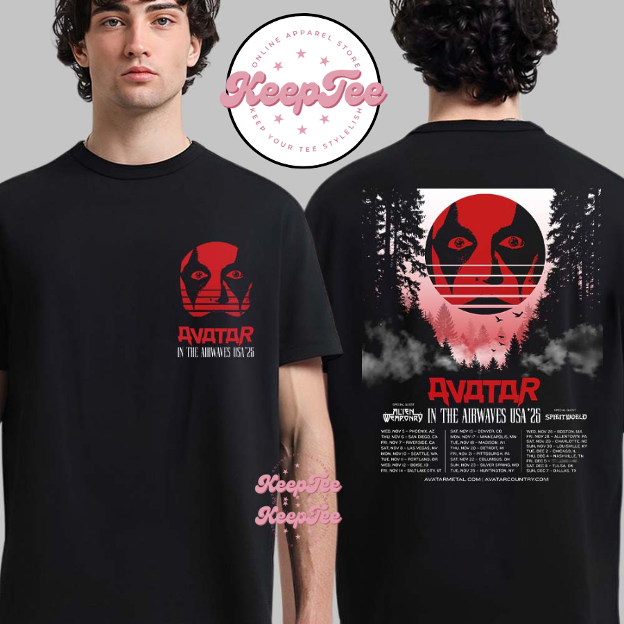 Avatar In The Airwaves Usa 25 Tour Cities Dates Shirt