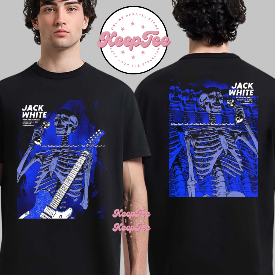 Jack White Sacramento California 2025 Shirt