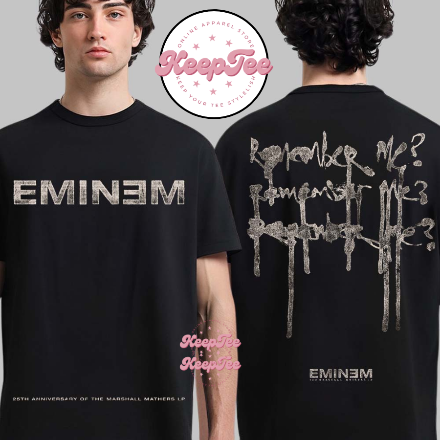 Eminem The Marshall Mathers Lp 25Th Anniversary Remember Me Two Sided Shirt