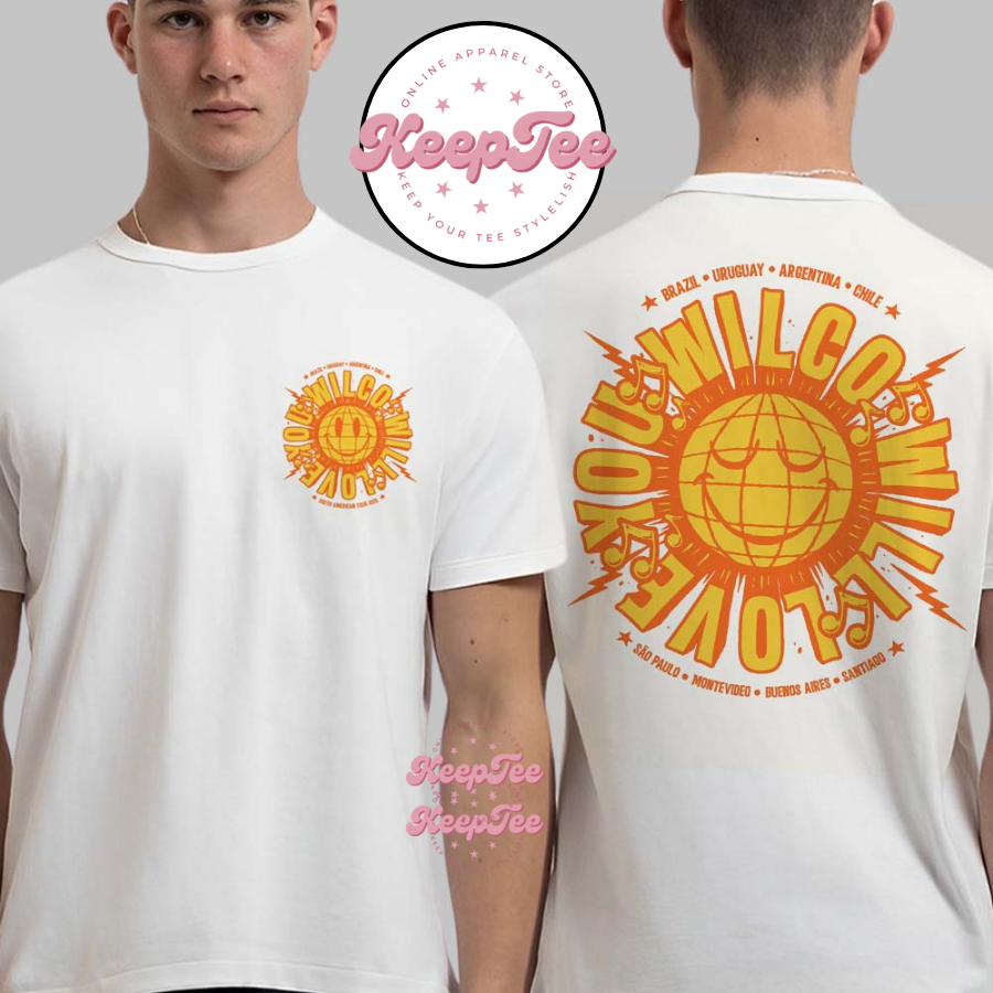 Wilco South American Tour 2025 Merch The Disco Ball ArShirt