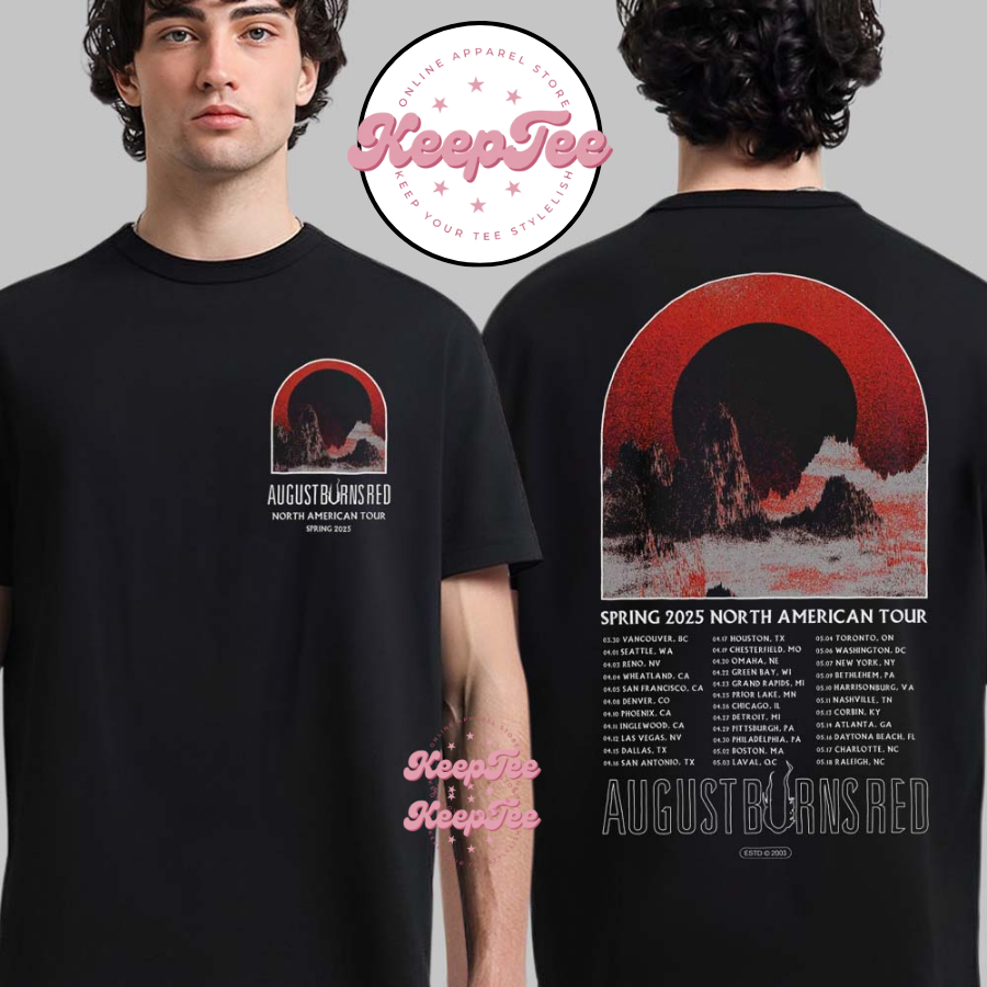August Burns Red Spring 2025 North American Tour Mountains Tour Shirt