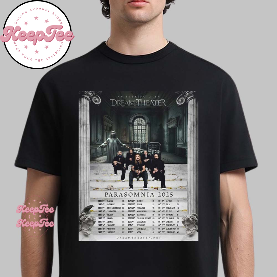 Dream Theater Parasomnia 2025 Shirt