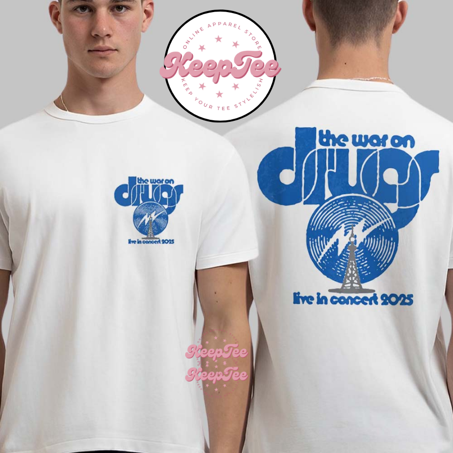 The War On Drugs Live In Concert 2025 Graphic Logo Shirt