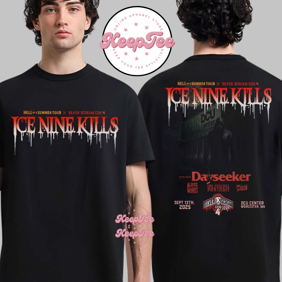 Ice Nine Kills Hell Of A Summer Tour 2025 Horrorwood Tour Dates Shirt