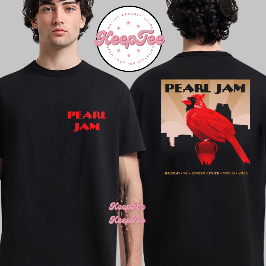 Pearl Jam Dark Matter World Tour 2025 Event Tee At Lenovo Center Raleigh Nc Shirt
