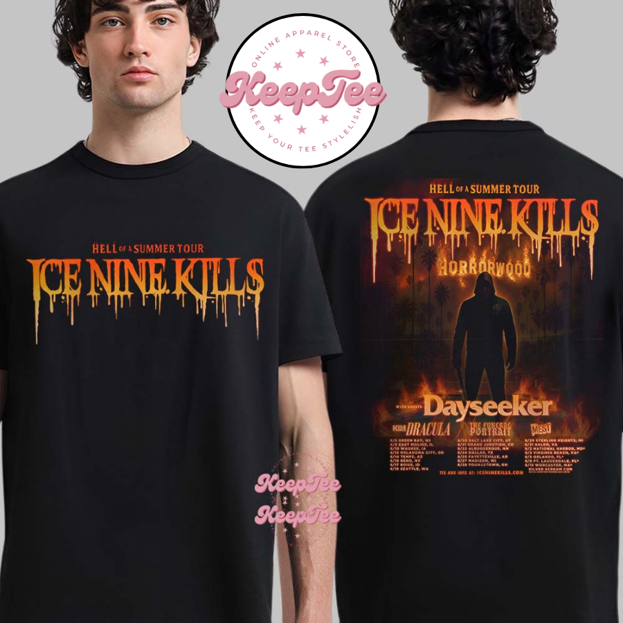 Ice Nine Kills Hell Of A Summer Tour 2025 X Silver Scream Con 4 In Worcester Ma At Dcu Center On September 13 2025 Shirt
