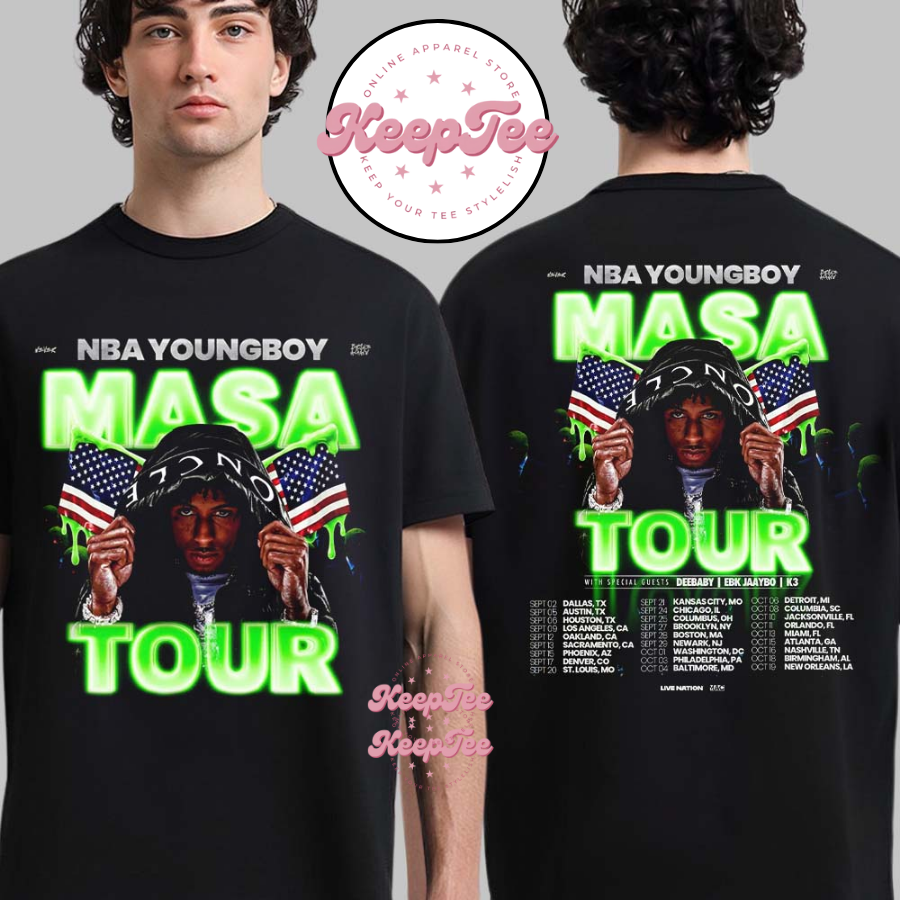 Nba Youngboy Masa Tour 2025 Schedule Tour Dates Shirt