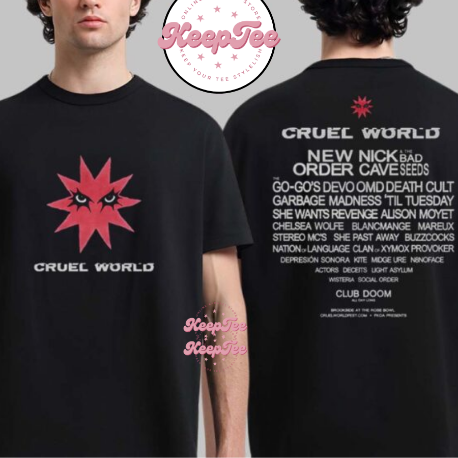 Cruel World Festival 2025 Rage Lineup Shirt