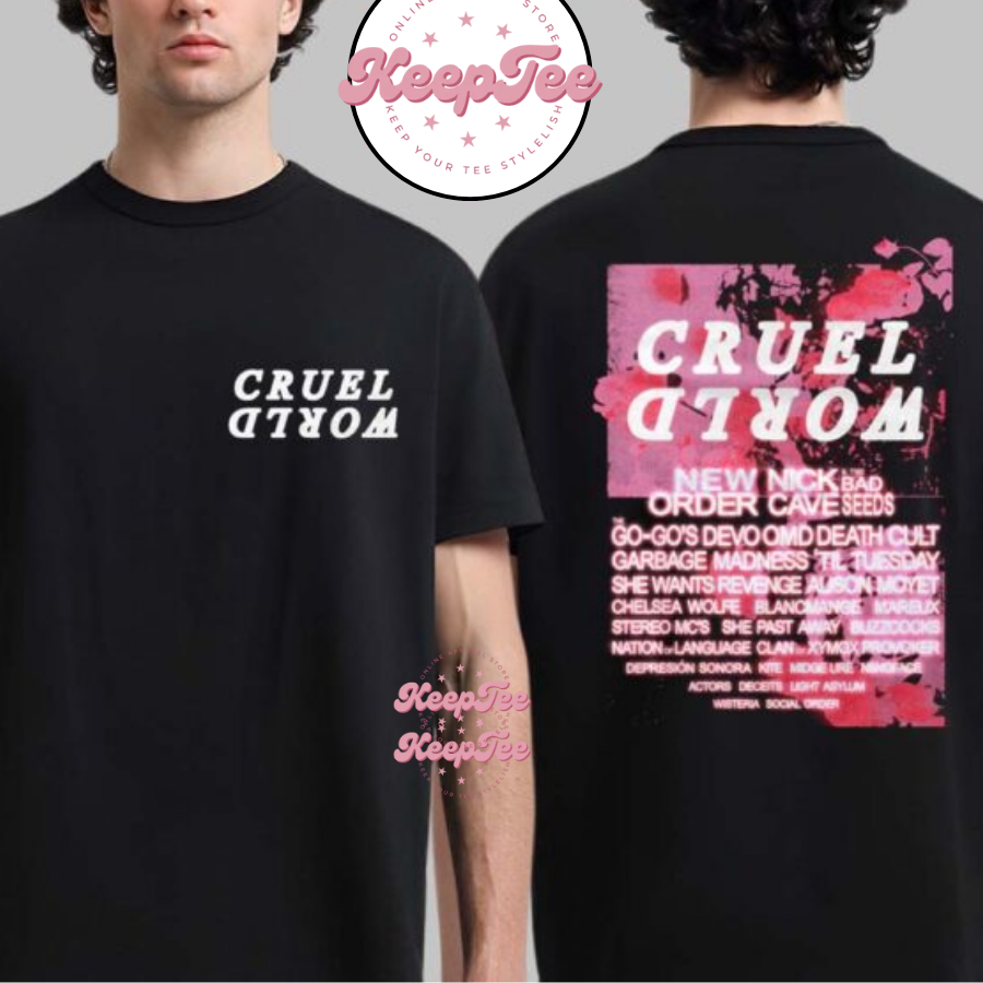 Cruel World Festival 2025 Rose Lineup In Pasadena Ca 2025 Shirt