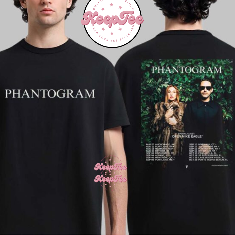 Phantogram With Special Guest Open Mike Eagle Tour 2025 Schedule Shirt