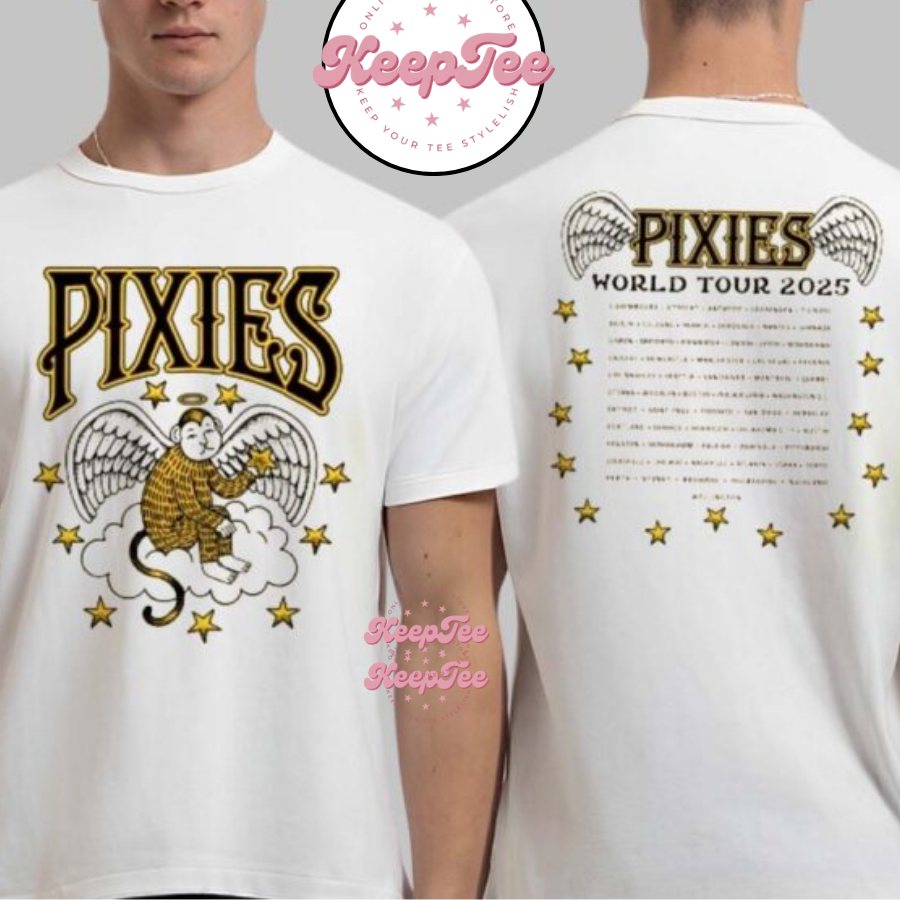 Pixies World Tour 2025 Cloud Monkey Two Sided Unisex WomenS Shirt