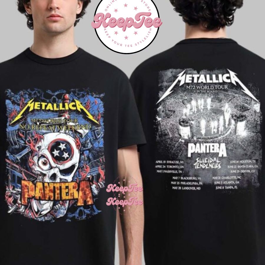 Metallica X Pantera M72 Nashville 2025 ConcerShirt
