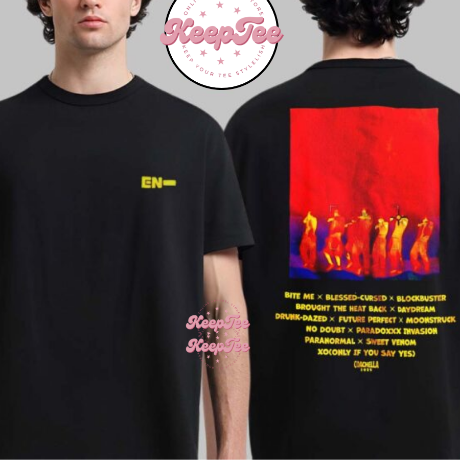 Enhypen Coachella 2025 Merch Shirt