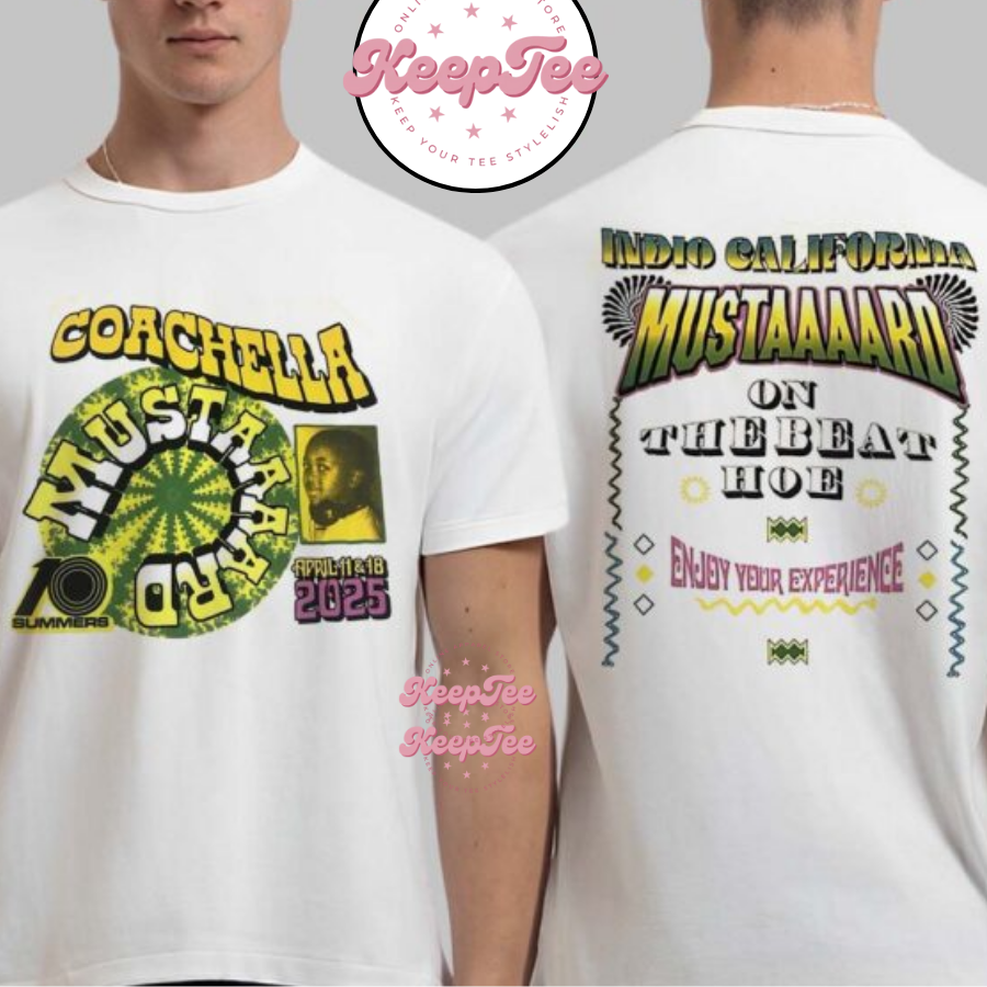 Dj Mustard Coachella 2025 Exclusive Merch Tee Indio California Shirt