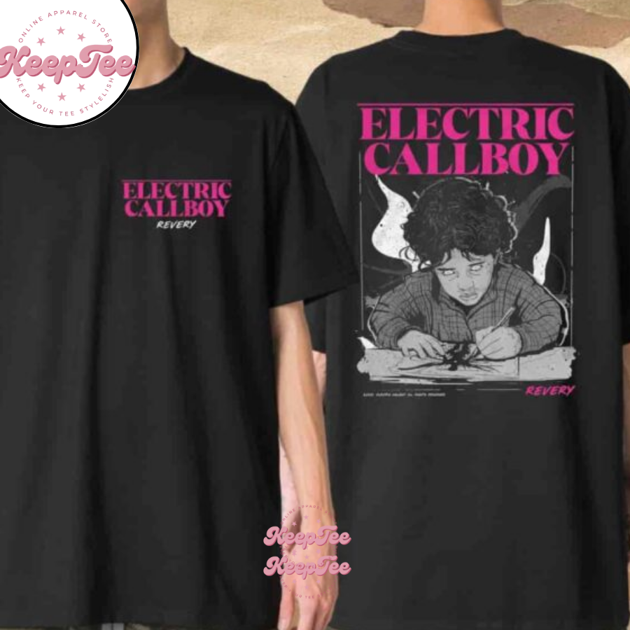 Electric Callboy Revery Paint All Rights Reserved Merchandise 2025 Two Sides Unisex Shirt