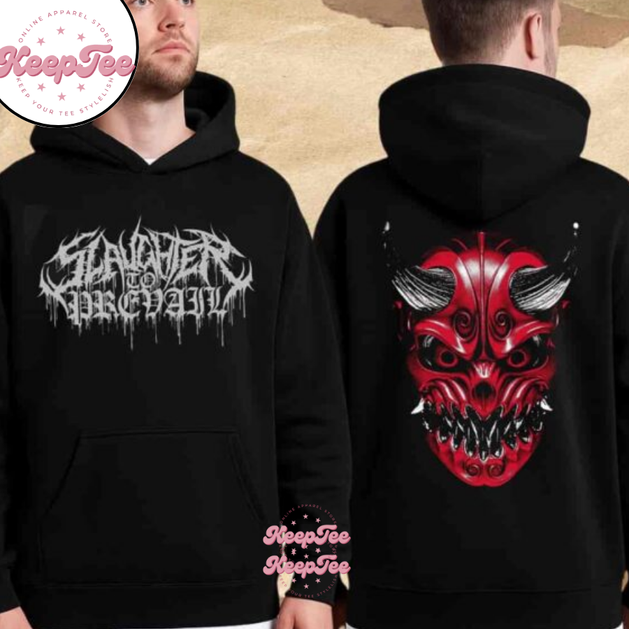 Slaughter To Prevail Oni Merchandise 2025 Two Sides Unisex Hoodie