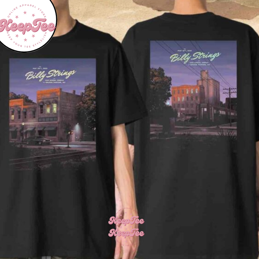 Billy Strings Poster In Grand Rapids Mi At Van Andel Arena 2025 Two Sides Unisex Shirt