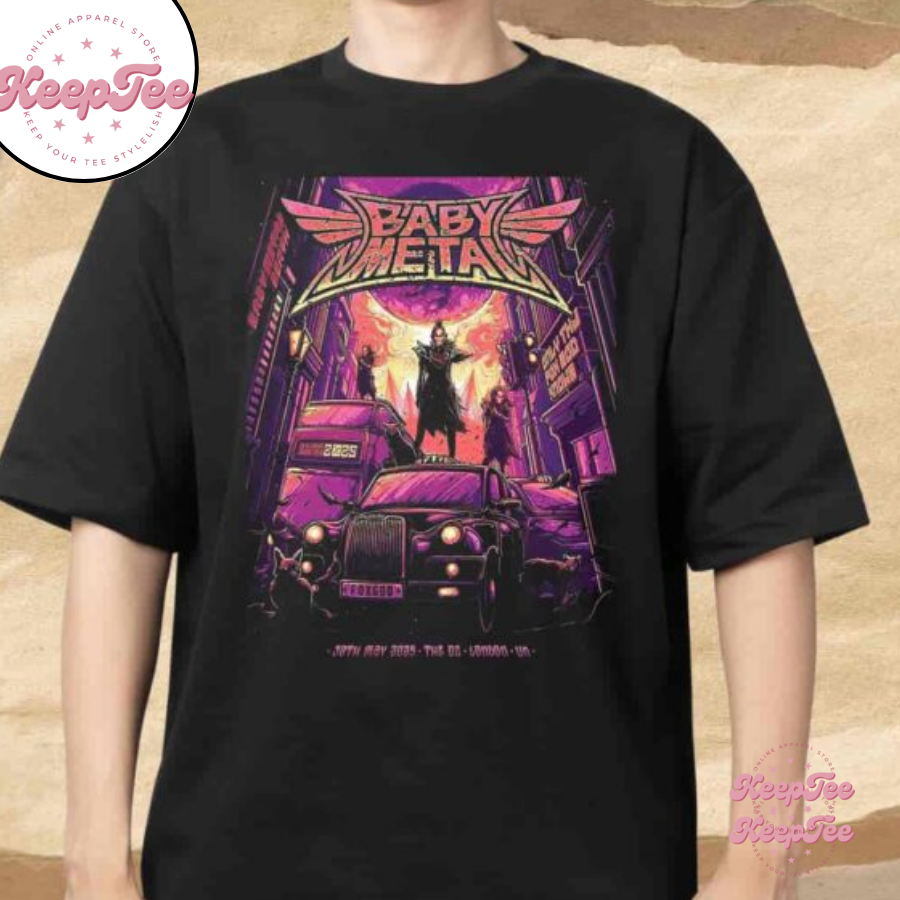 Babymetal Limited Edition Pop Up Exclusive Poster In London Uk At The 2025 Shirt