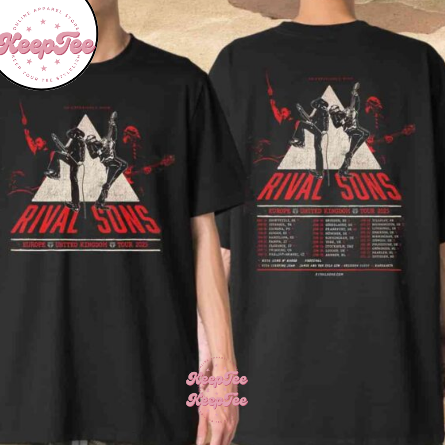 Rival Sons Europe Uk Tour Tour Dates 2025 Merchandise Two Sides Unisex Shirt
