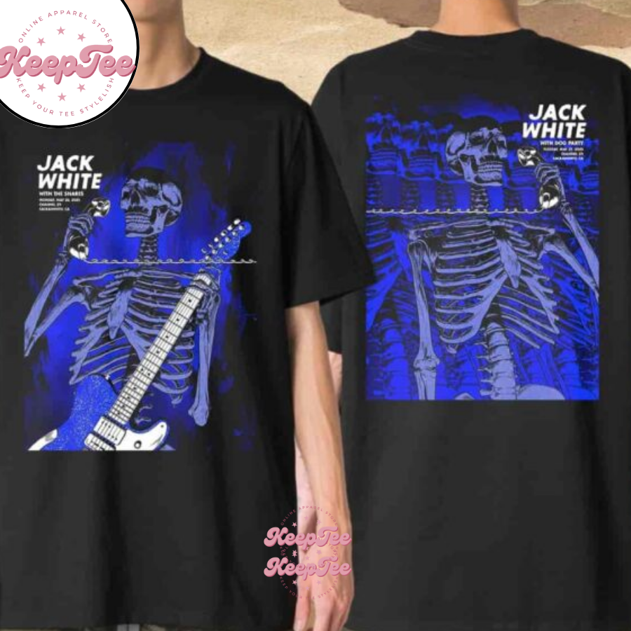 Jack White Merch Poster Tee For Show In Sacramento 2025 Shirt