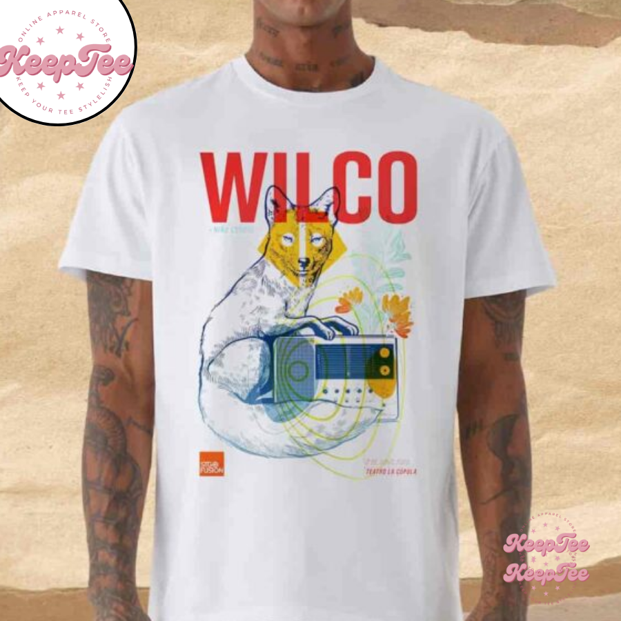 Wilco Band Poster In Santiago Chile At Teatro La Cupula 2025 Shirt