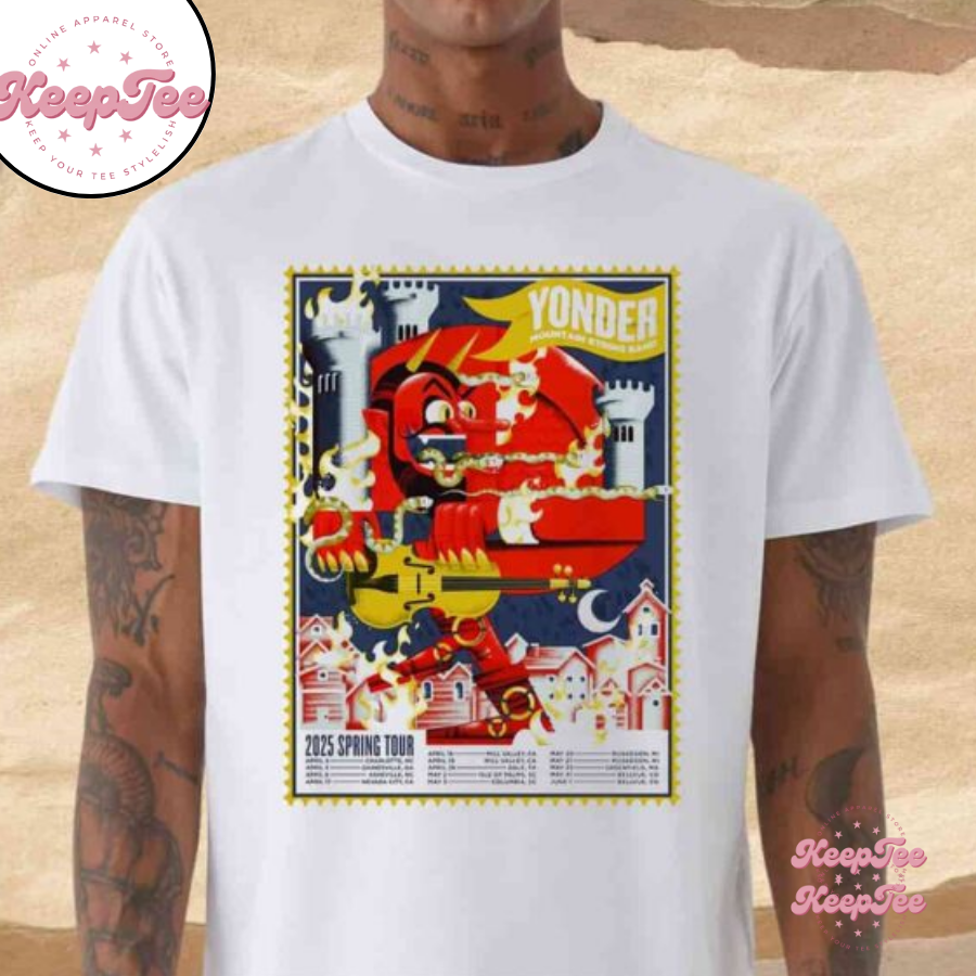 Yonder Mountain String Band Spring Tour 2025 Schedule List Dates Unisex Shirt