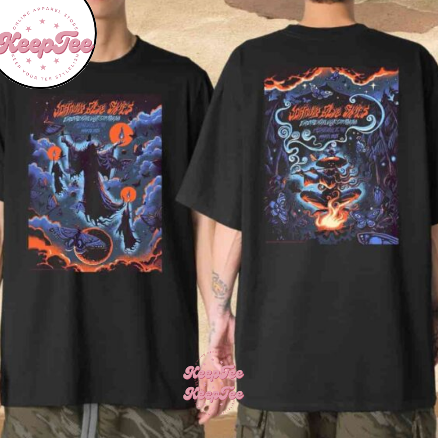 Johnny Blue Skies In Asheville At HarrahS Cherokee Center 2025 Merchandise Unisex Shirt