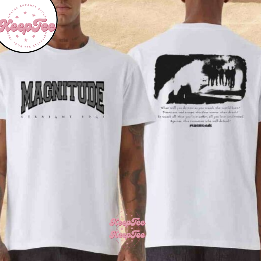 Magnitude Band Magnitude Straight Edge Merchandise 2025 Shirt