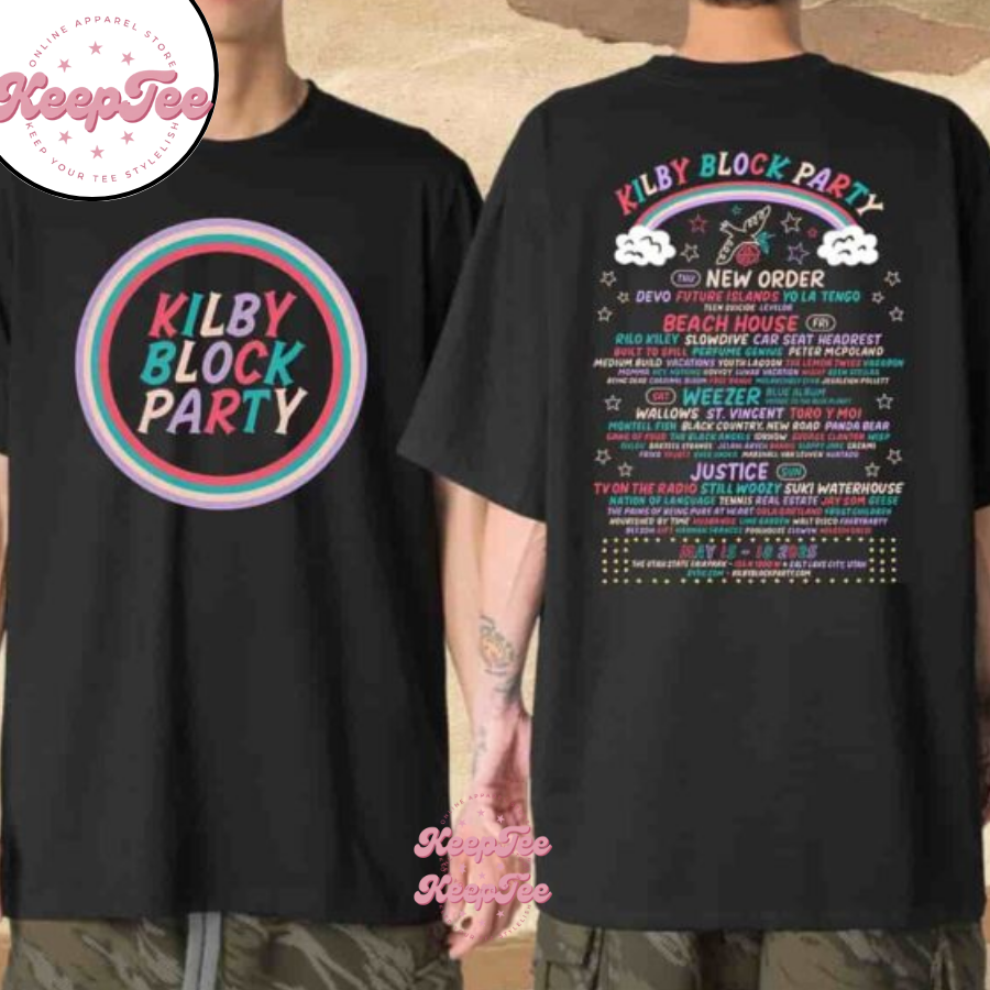 Kilby Block Party Line Up At Utah State Fairpark In Salt 2025 Merchandise Shirt