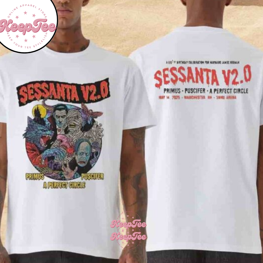 Sessanta V2.0 Manchester New Hampshire At Snhu Arena 2025 Shirt