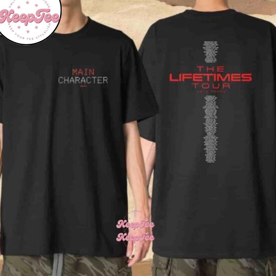 Katy Perry The Lifetime Tour 2025 Main Character Merchandise 2025 Shirt