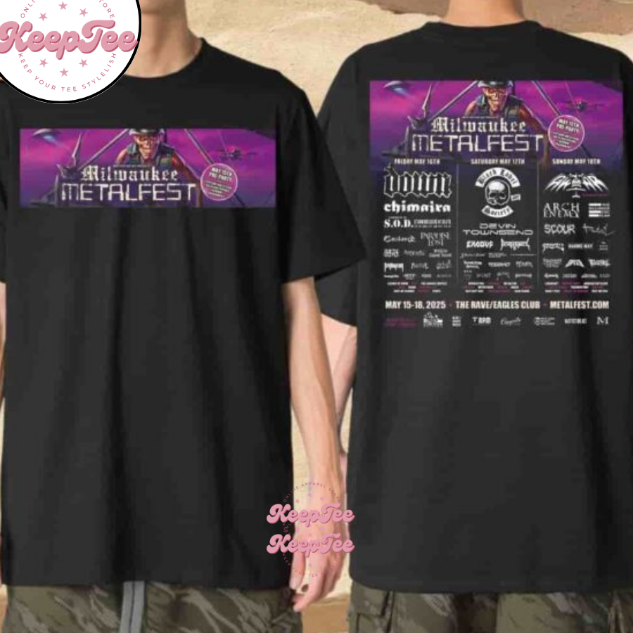 Milwaukee Metalfest Full Lineups The Rave Eagles Club 2025 Merchandise Unisex Shirt