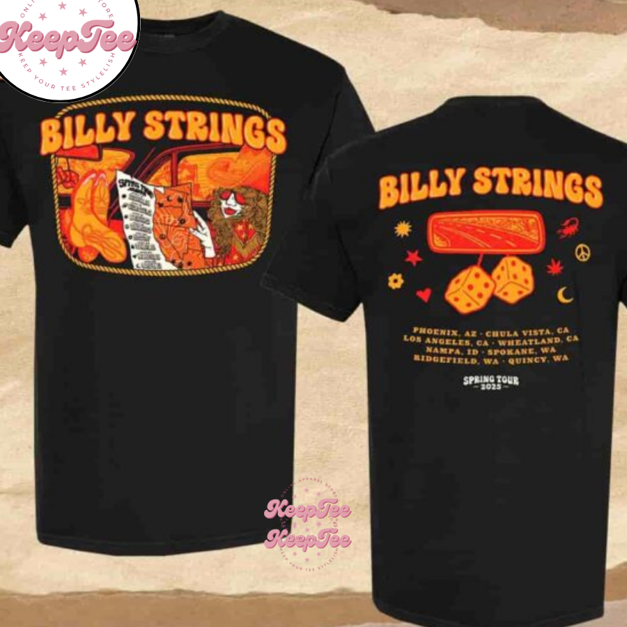 Billy Strings Spring Tour 2025 Highway Prayers Merchandise Unisex Shirt