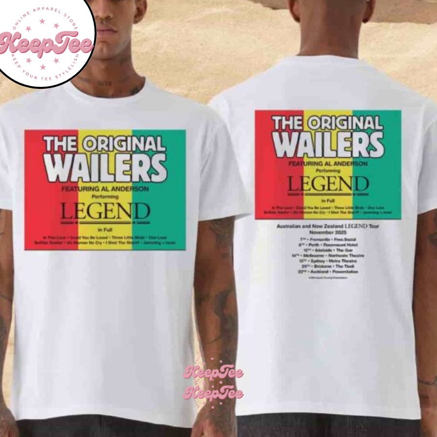 The Original Wailers Ft Al Anderson Legend Tour Dates November 2025 Shirt