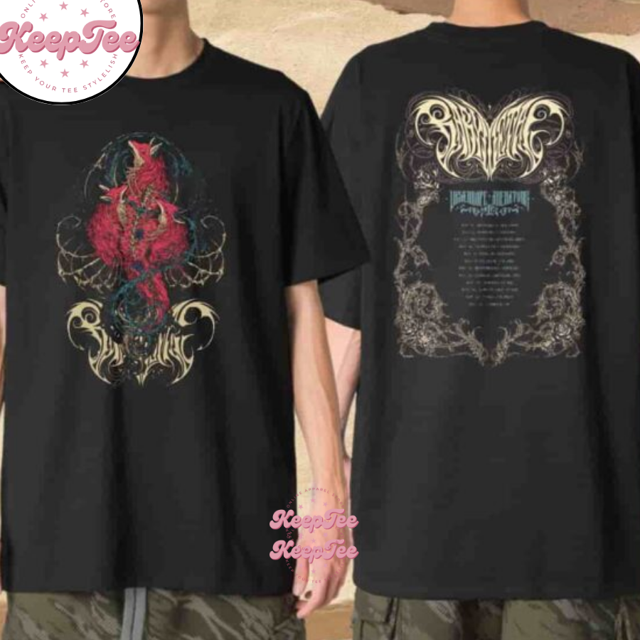 Babymetal Uk-Europe Arena Tour 2025 Spirit Foxes Mechandise Unisex Shirt