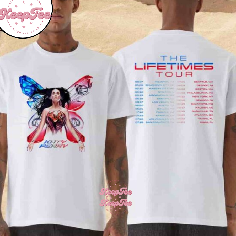 Katy Perry The Lifetimes Tour Butterfly Tour Dates Merchandise 2025 Shirt