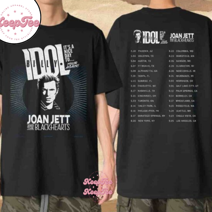 Billy Idol ItS A Nice Day To Tour Again 2025 Shirt