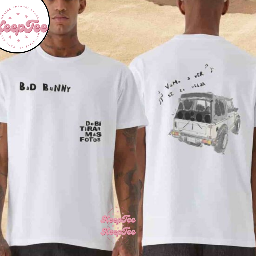 Bad Bunny Debi Tirar Mas Fotos World Tour 2025-2026 Shirt