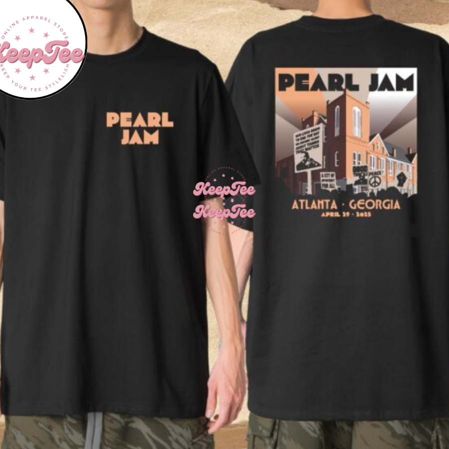 Pearl Jam Atlanta Georgia Event Tee 2025 Merchandise Shirt