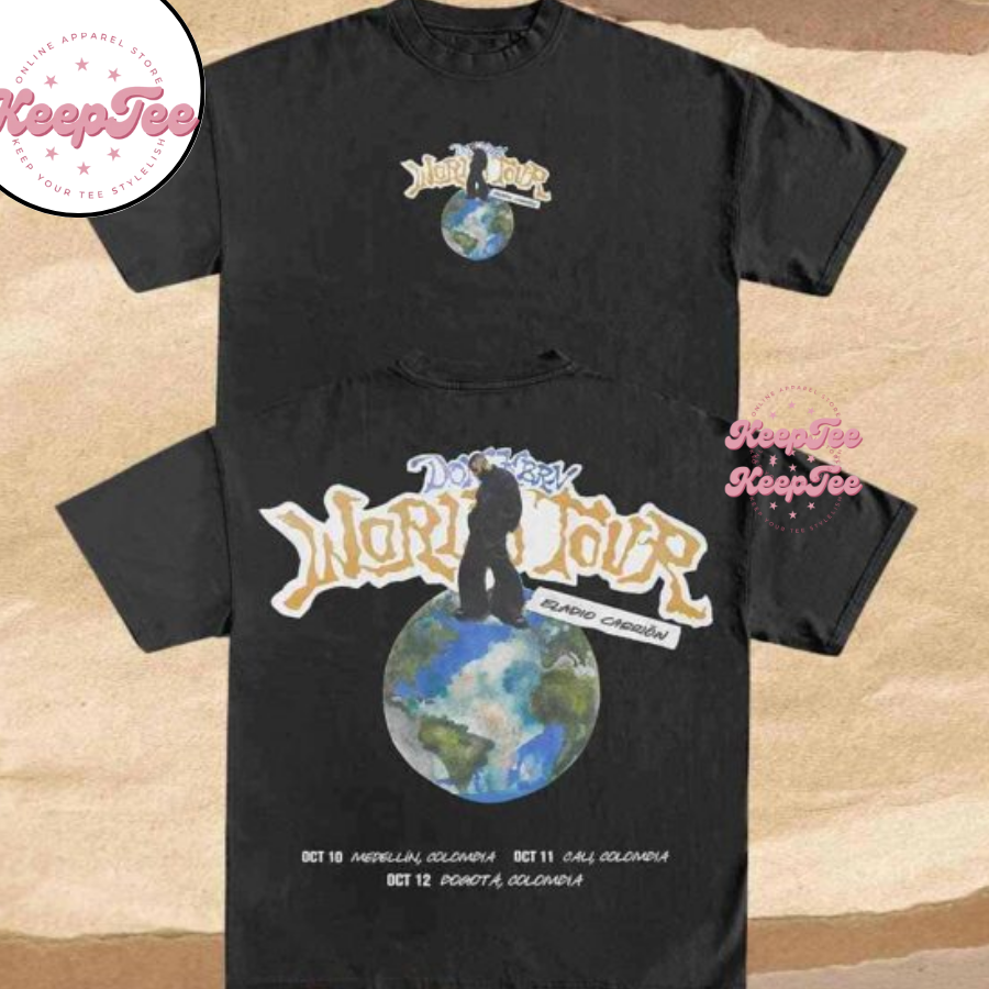 Eladio Carion Don Kbrn World Tour October 2025 Merchandise Shirt