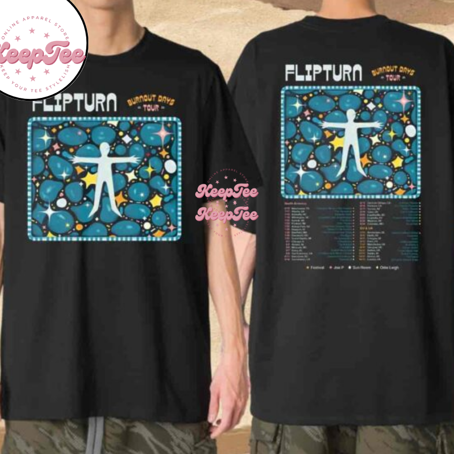 Flipturn Band Burnout Days Tour 2025 Tour Dates Merchandise Unisex Shirt