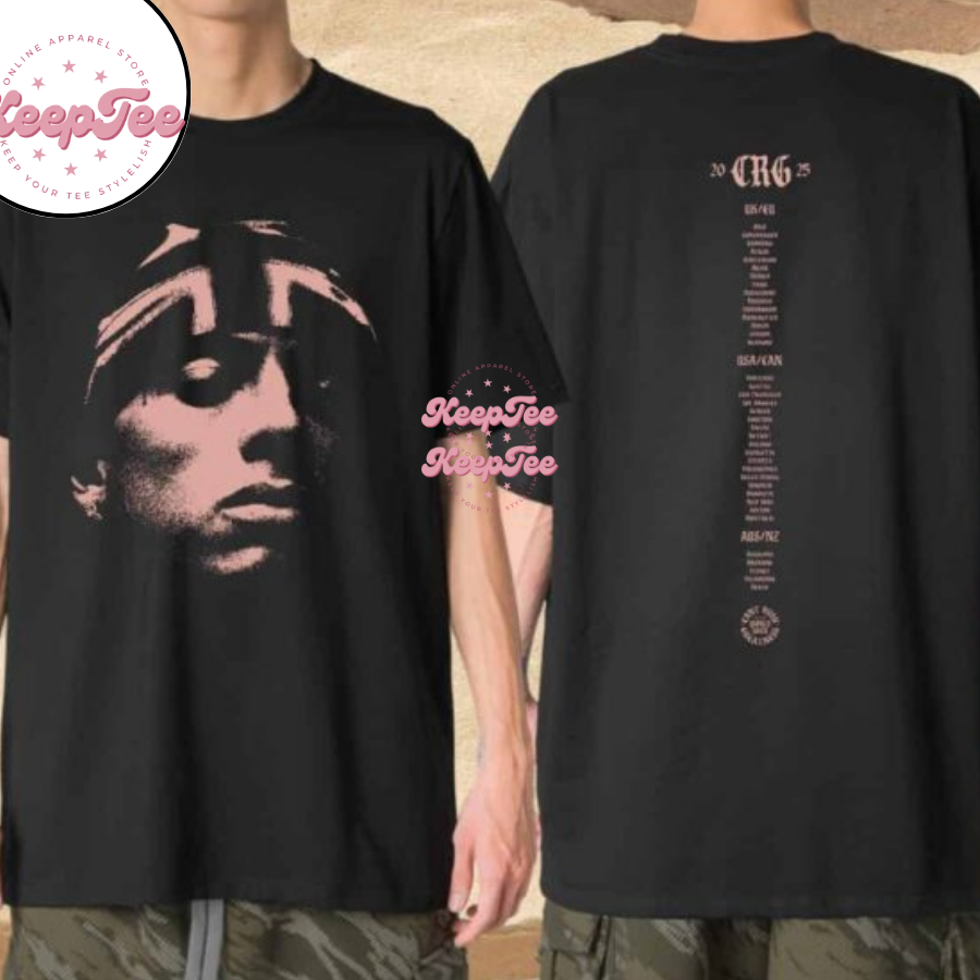 Central Cee CanT Rush Greatness World Tour 2025 Cities List Merchandise Unisex Shirt