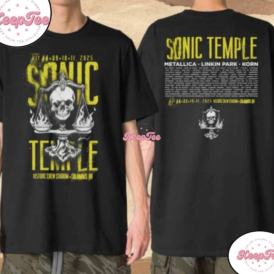 Sonic Temple Festival Art And Music Festival 2025 Shirt, Sonic Temple Shirt